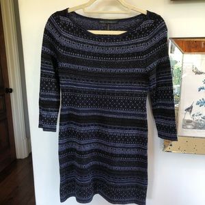 NWT Blue Stripe White House Black Market Dress